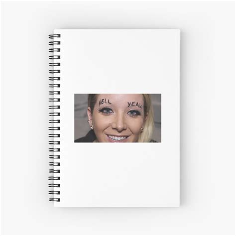 Jenna Marbles Hell Yeah Spiral Notebook For Sale By Bamboozledagain