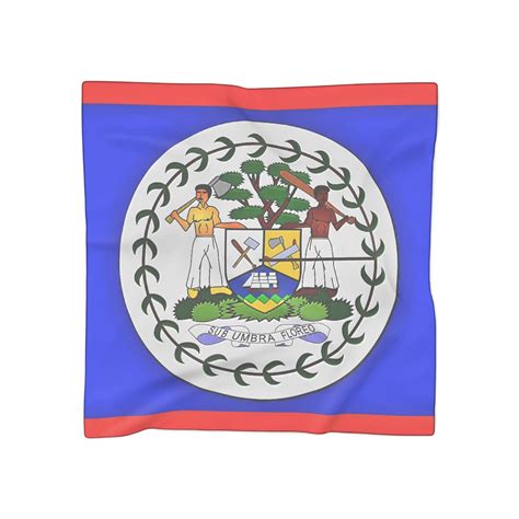 Belize Flag Scarf Etsy