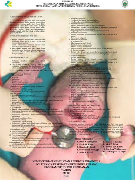 Pemeriksaan Bayi Baru Lahir 1 Jam Pertama Pdf