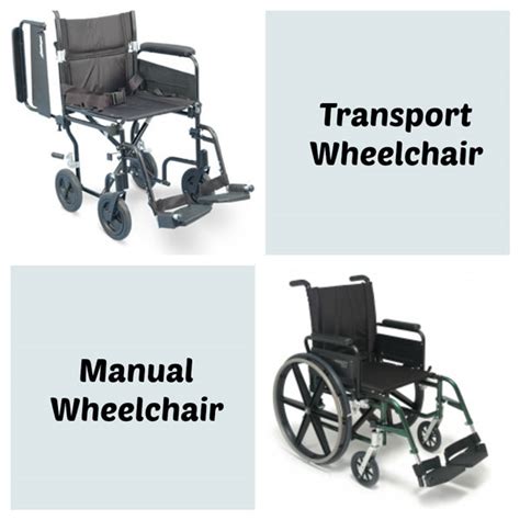Large wheels, reliable dual braking system & wide. Transport Wheelchairs VS Standard Manual Wheelchairs • HME ...