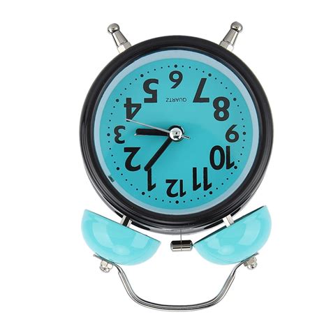 Retro Alarm Clock Night Luminous Plastic Bedside Alarm Clock For
