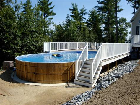 Crestwood Pools Quality Pools With Real Wood Panels That Looks
