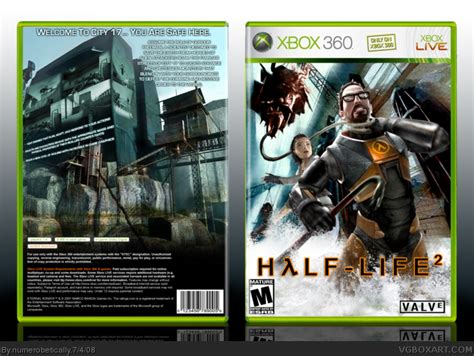 Half Life 2 Xbox 360 Box Art Cover By Numerobetically
