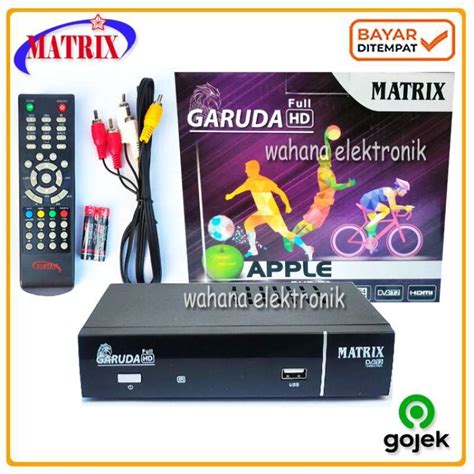 Jual Receiver Tv Set Top Box Matrix Garuda Dvb T2 Digital Original