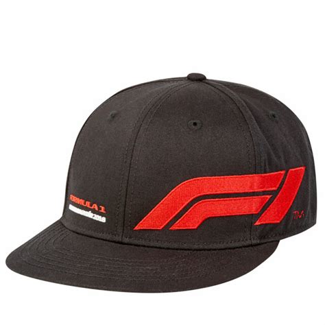 Formula 1 F1 Hungary Stripe Peaksnapback Cap Hat Headwear Black Mens