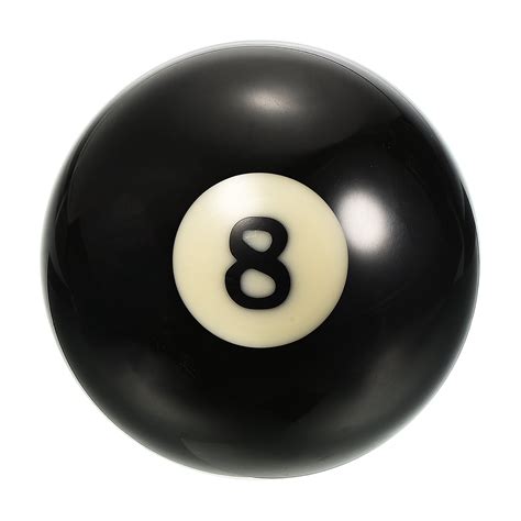 Uxcell 2 1/4" #8 Ball Billiard Replacement Ball Pool Table Ball Pool