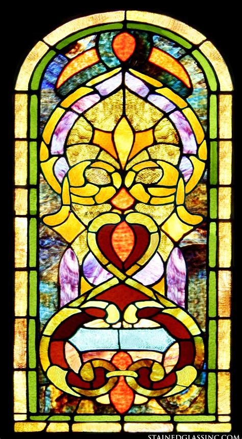 "Brightly Colored Panel" Stained Glass Window