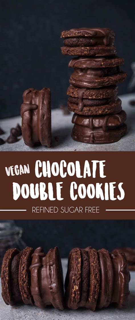 Vegan Double Chocolate Hazelnut Cookies Vanillacrunnch Lifestyle
