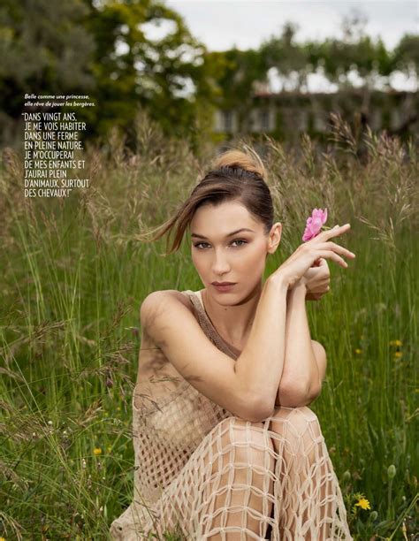 Bella Hadid Paris Match Magazine June August Issue Celebmafia