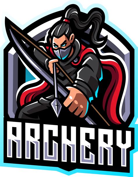 Archery Esport Mascot Logo By Visink Thehungryjpeg
