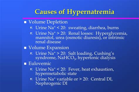 Ppt Diagnosis And Treatment Of Hyponatremia Powerpoint Presentation