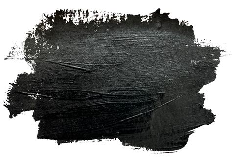 Black Brush Stroke Cut Out 8477239 Png