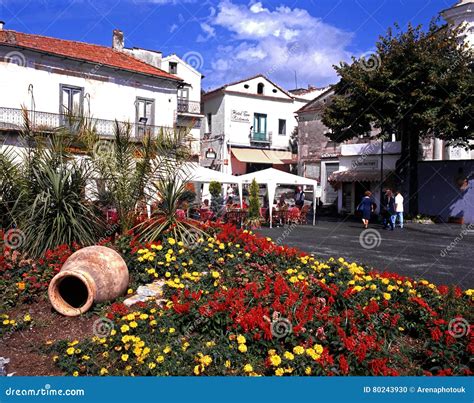 Pretty Town Square Ravello Editorial Image Image Of Pretty Coast