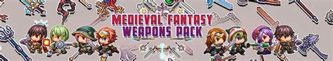 Medieval Fantasy Weapons Pack Rpg Maker Create Your Own Game