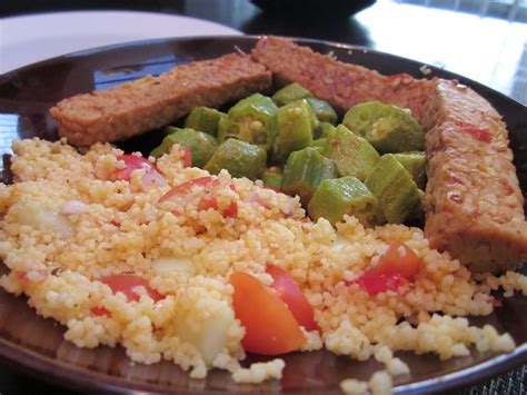 Okra seed is commonly obtained from gumbo, also known as abelmoschus esculentus, which grows in some okra seed also provides many benefits to human health due to the many nutrients it contains. My Mess Their Kitchen: Harissa Tempeh with Couscous and ...