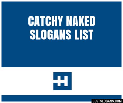 Catchy Naked Slogans Generator Phrases Taglines
