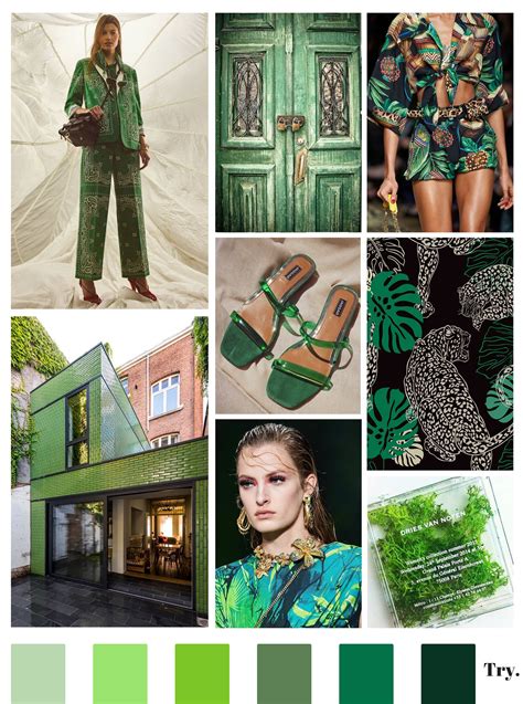 Jungle Green Wgsn 2021 Trends 2022 Trends Colour 2021