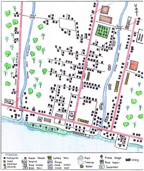 Ciri yang terhasil daripada aktiviti manusia atau buatan manusia seperti pertanian, perlombongan, perindustrian, petempatan, kemudahan asas. Cara Melukis Peta Lakar Geografi PT3 2020 - MY PANDUAN