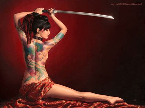 Tattooed Famale Samurai The1234asdf