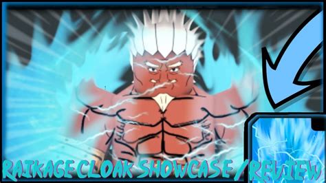 Roblox Beyond Nrpg New Raikage Lightning Cloak Showcasereview Youtube