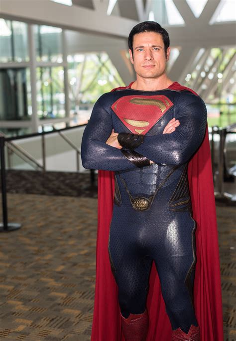 Character Superman From Dc Comics And Warner Bros Pictures Man Of Steel Cosplayer
