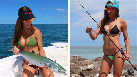 Fishing With Luiza Brasilianerin Angelt Im Bikini Sternde