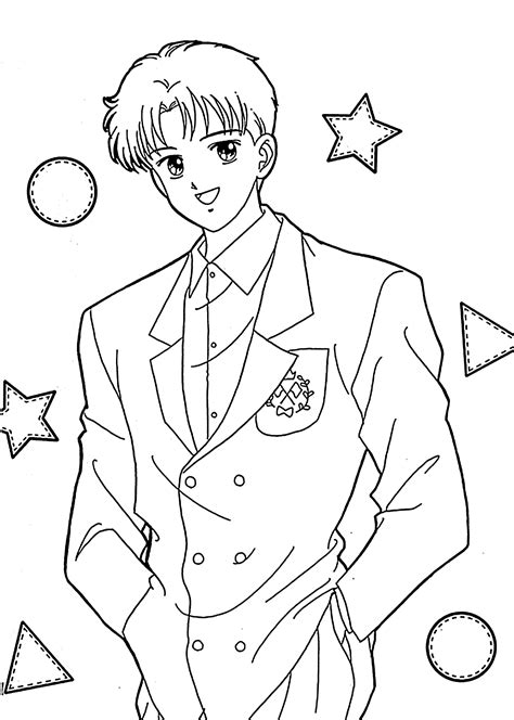 Anime Printable Coloring Pages