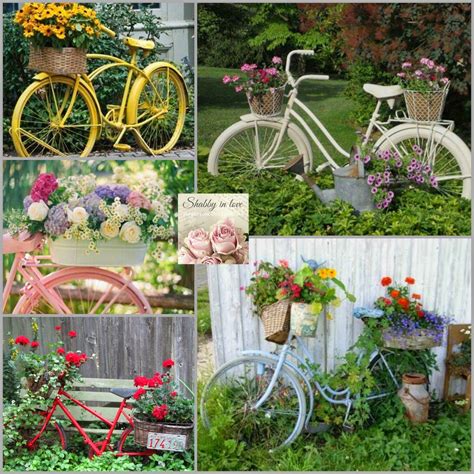 Vintage Bicycle Planters I Would Love One Of These Maybe