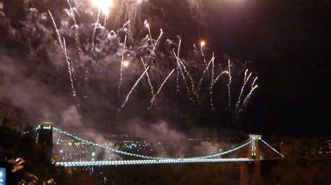 Bristol Unique Guide Clifton Suspension Bridge 150th Fireworks