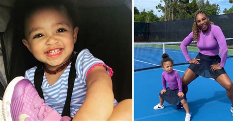 Serena williams & alexis ohanian family⭐serena williams and daughter olympia show off dance skills. Serena Williams' Adorable 3-Year-Old Daughter Cheers Her ...