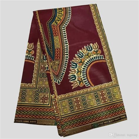 Lsdk 4 New African Dashiki Fabric Ankara Cotton Fabrics Batik Hollandais Wax Dashiki Fabric
