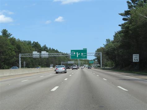 Massachusetts Interstate 93 Northbound Cross Country Roads