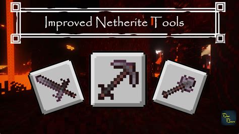 Improved Netherite Tools Minecraft Texture Pack