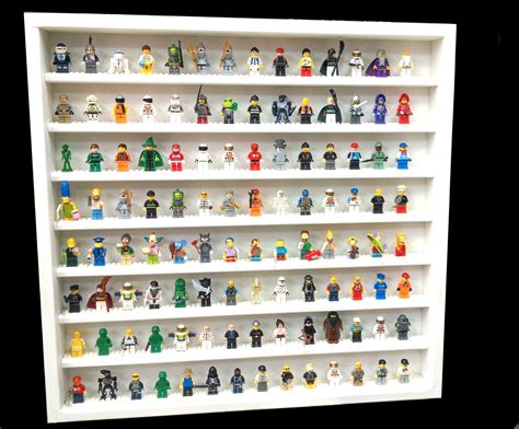 Handcrafted Hardwood Lego Display Case For Minifigures Etsy Lego