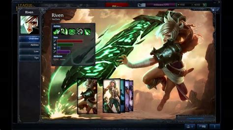 League Of Legends Riven New Classic Skin Rework Youtube