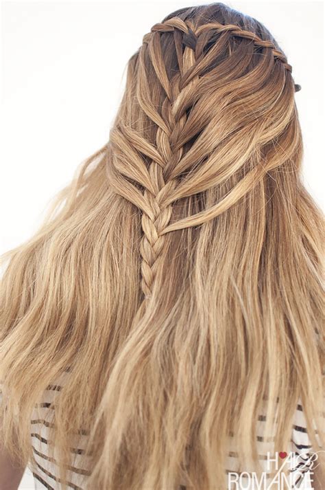 Waterfall Mermaid Braid Tutorial For Long Hair Hair Romance Bloglovin