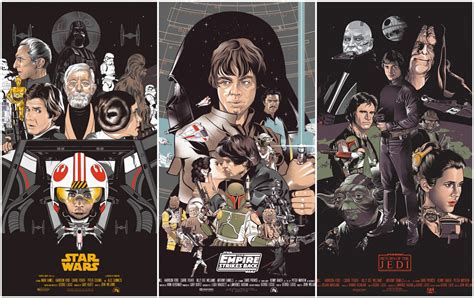 Star Wars Original Trilogy Posters By Vincent Rhafael Aseo Rstarwars