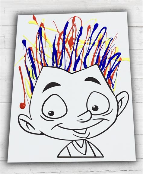 Crazy Hair Painting For Kids Little Bins For Little Hands