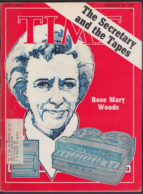 Time Nixon Secretary Rose Mary Woods Watergate Tapes Ed Mcmahon Sadat