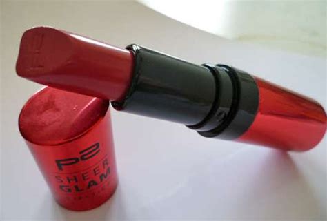 test lippenstift p2 sheer glam lipstick farbe 071 mona lisa s smile pinkmelon