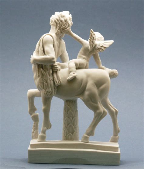 Centaur And Cupid Mythology Greek Roman Cast Marble Statue Etsy