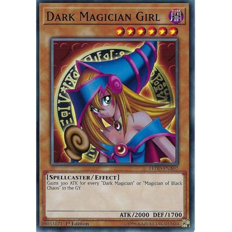 Yu Gi Oh Trading Card Game Yu Gi Oh Dark Magician Girl Ledd Ena02