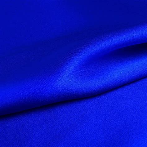 Royal Blue Charmeuse Fabric 100 Pure Silk For Fashion