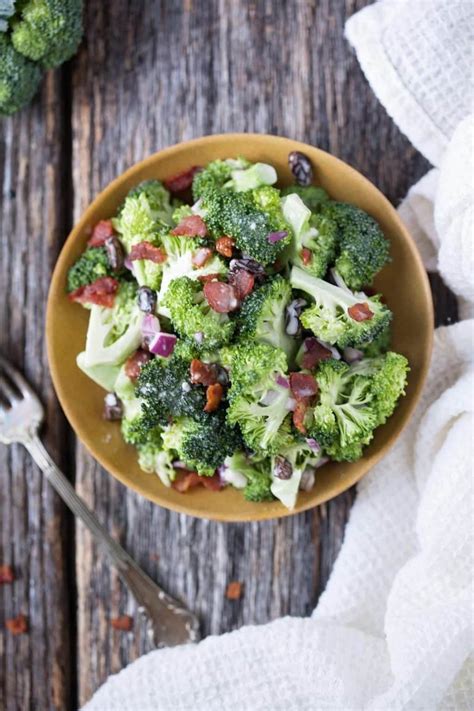 Tangy Broccoli Salad Recipe Broccoli Salad Broccoli Delicious Salads