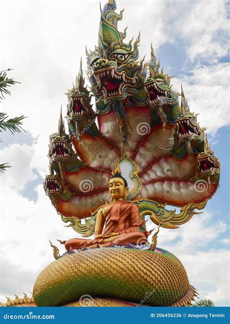 Prang Naga Buddha Statue At Tham Pha Daen Temple Stock Photo Image Of