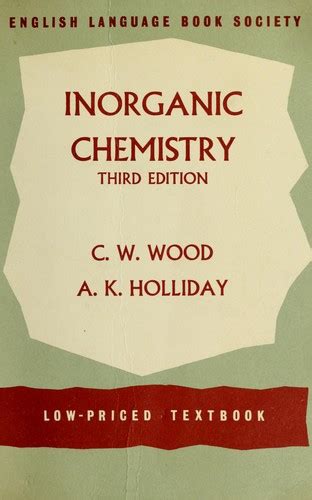 Inorganic Chemistry 1967 Edition Open Library