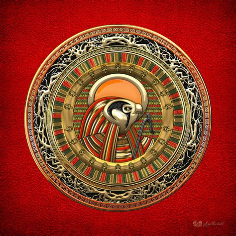 Egyptian Sun God Ra Digital Art By Serge Averbukh