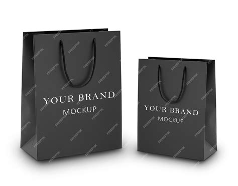Premium Psd Shopping Bags Mockup