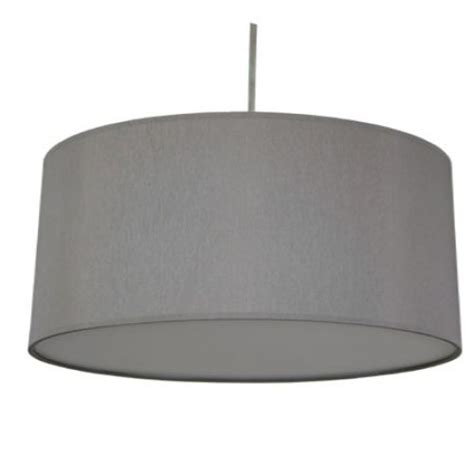 We stock lamp shades in a wide range of colours. Drum Pendant Shade in Grey Cotton (With images) | Drum pendant, Shades, Grey