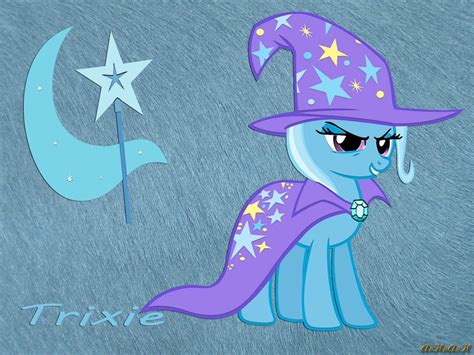 Trixie Wallpaper By Arkrark On Deviantart With Images Mlp My Little